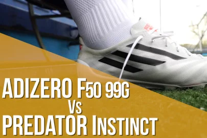 ADIZERO F50 99G VS PREDATOR INSTINCT.webp